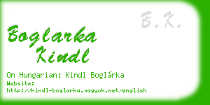 boglarka kindl business card